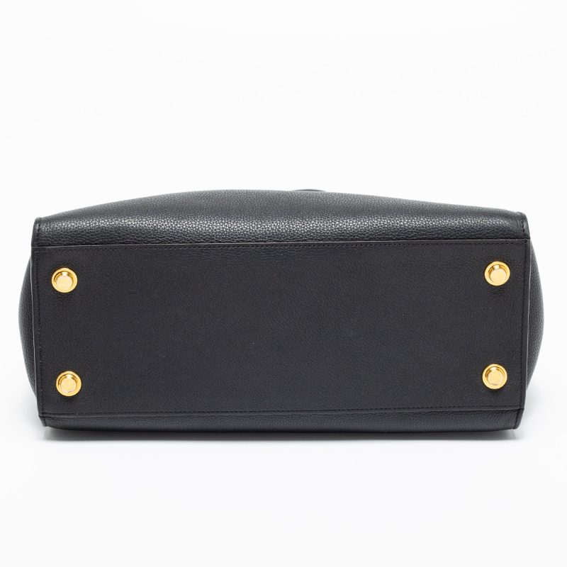 Louis Vuitton Black Leather City Steamer MM Bag - Image 7