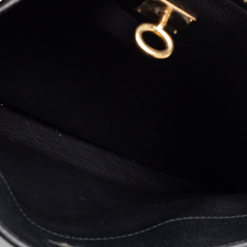 Louis Vuitton Black Leather City Steamer MM Bag - Image 8