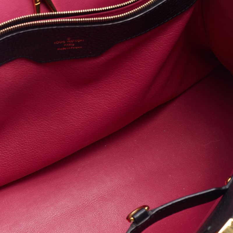 Louis Vuitton Black Taurillon Leather Capucines GM Bag - Image 8