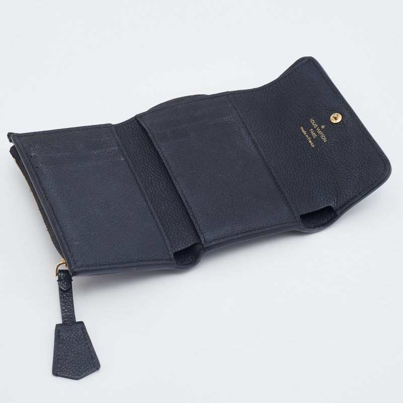 Louis Vuitton Black Monogram Empreinte Pont Neuf Compact Wallet - Image 2
