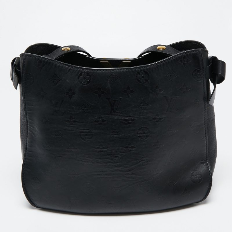 Louis Vuitton Black Monogram Leather Very  Hobo Bag - Image 4