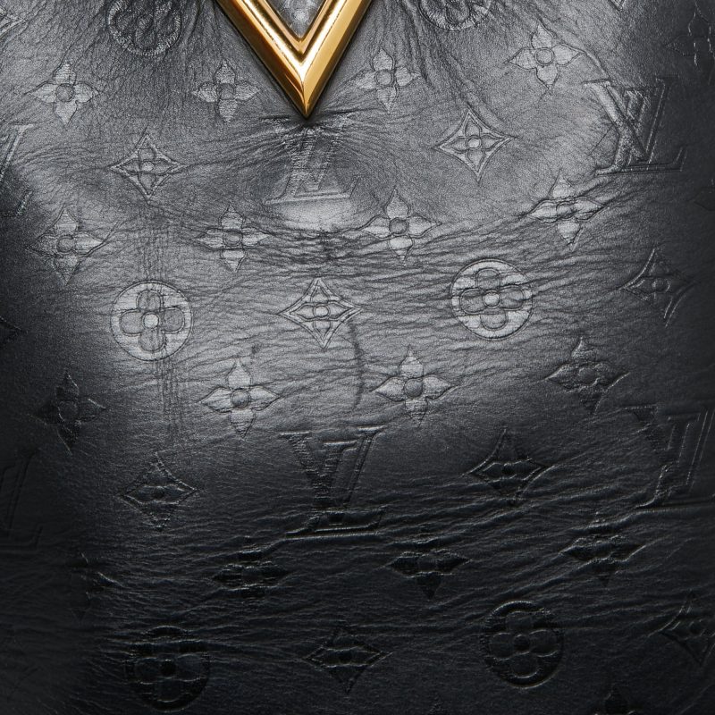 Louis Vuitton Black Monogram Leather Very  Hobo Bag - Image 5