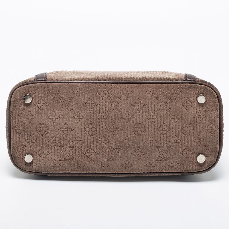 Louis Vuitton Brown Monogram Antheia Suede Ixia PM Bag - Image 8