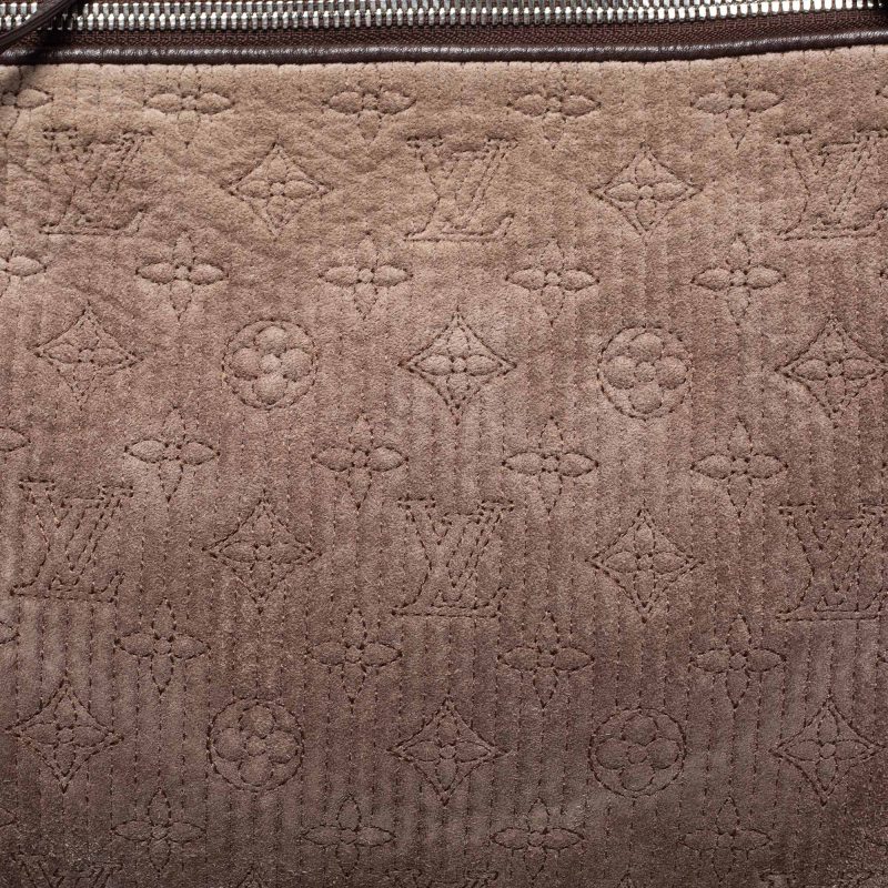 Louis Vuitton Brown Monogram Antheia Suede Ixia PM Bag - Image 5