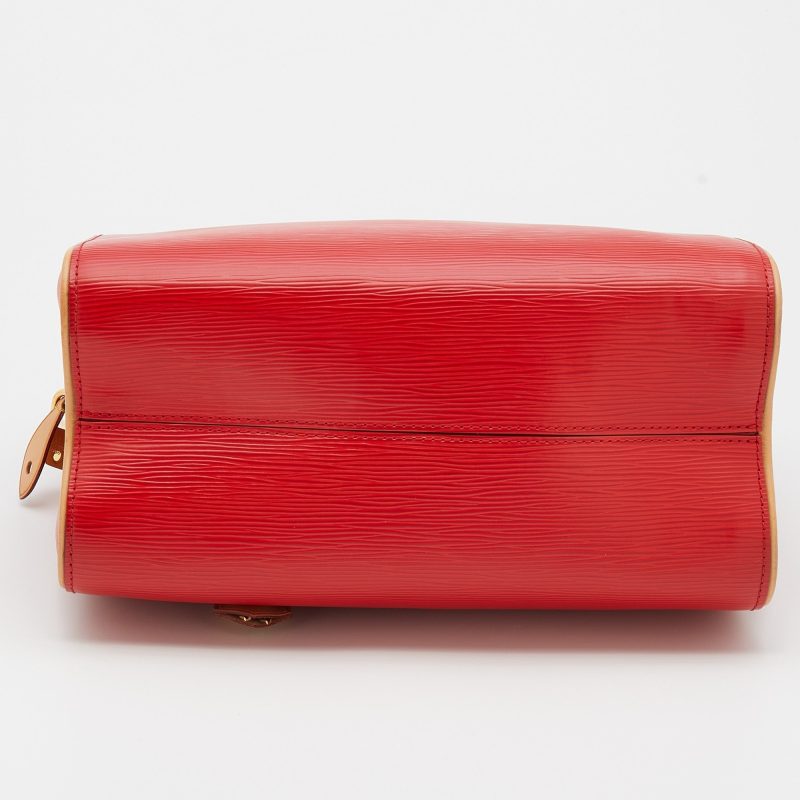 Louis Vuitton Coquelicot Epi Leather Doc PM Bag - Image 6