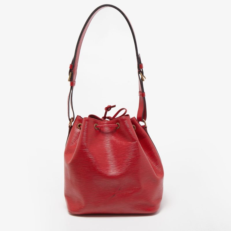 LOUIS VUITTON Red Epi Leather Petit Noe Bag - Image 3