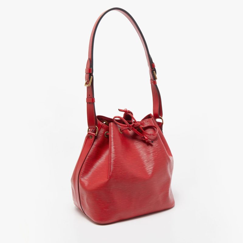 LOUIS VUITTON Red Epi Leather Petit Noe Bag - Image 2