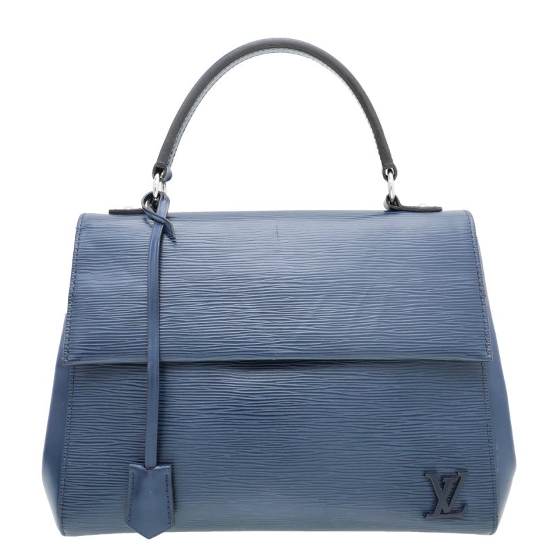Louis Vuitton Blue Marine Monogram Empreinte Petillante Clutch