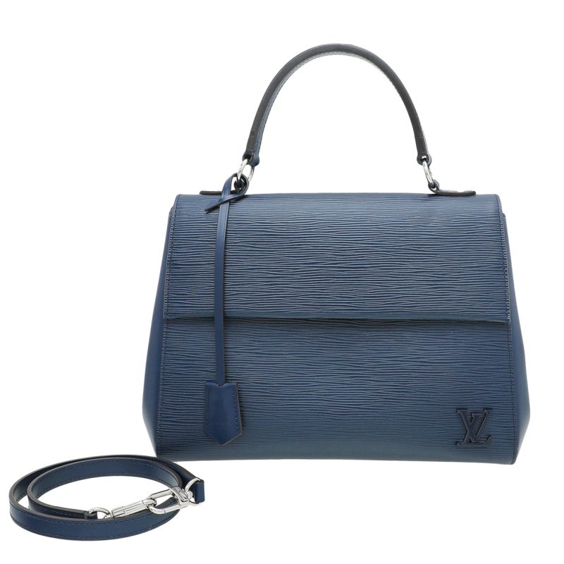 Louis Vuitton Blue Marine Cluny MM Bag
