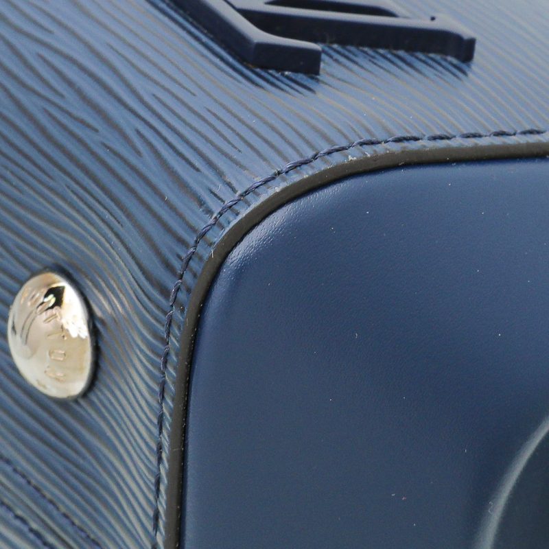 Louis Vuitton Blue Marine Cluny MM Bag - Image 5