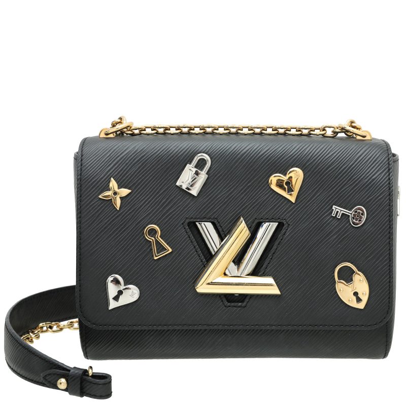 Louis Vuitton Black Twist MM Bag
