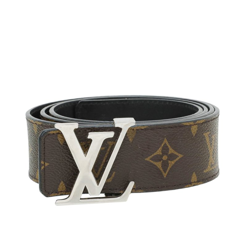 Louis Vuitton Bicolor Initiales Taurillon Reversible Belt 30