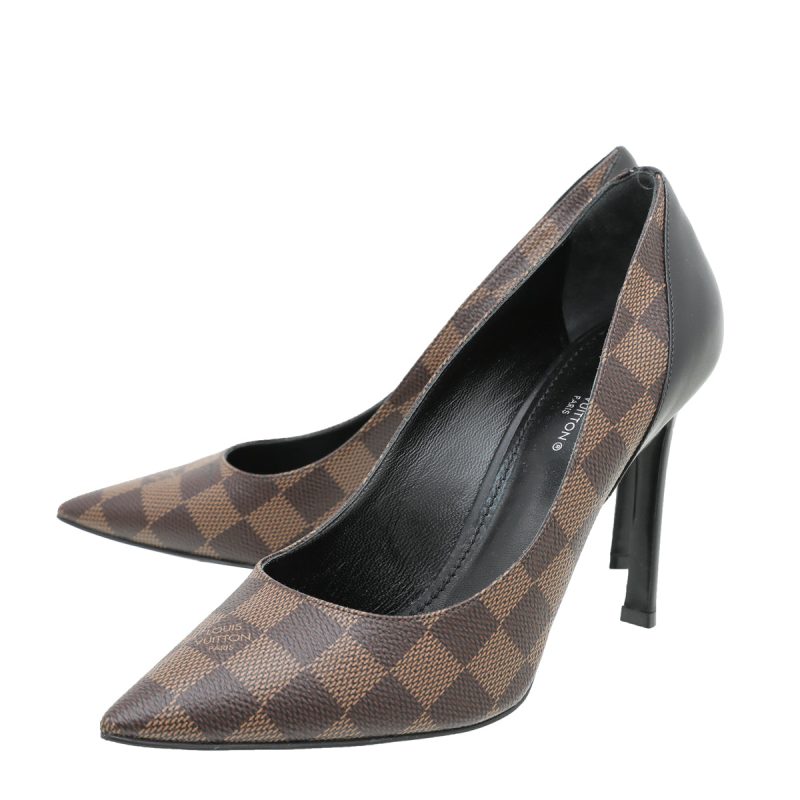 Louis Vuitton Bicolor Mink Fur Lock It Flat Mule 40