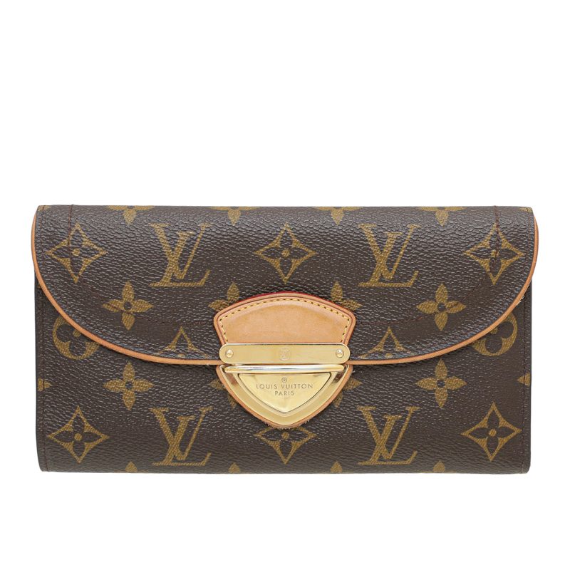 Louis Vuitton Brown Monogram Eva Clutch Bag