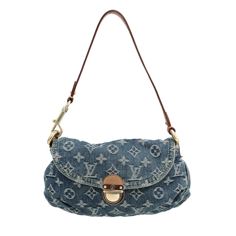 Louis Vuitton Blue Monogram Denim Starboard Espadrille Flats 38