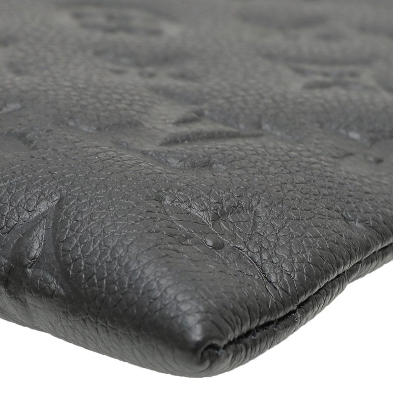 Louis Vuitton Black Monogram Empreinte Flap Key Pouch - Image 9