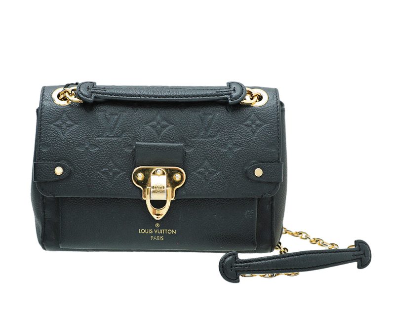 Louis Vuitton Black Monogram Empreinte Vavin PM Bag