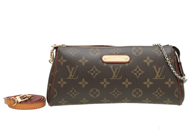 Louis Vuitton Brown Monogram Eva Clutch Bag