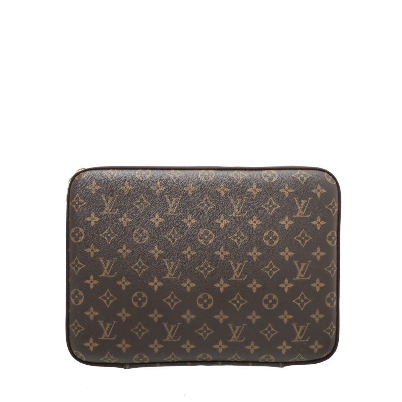 Louis Vuitton Brown Monogram Leopard Polly Handbag