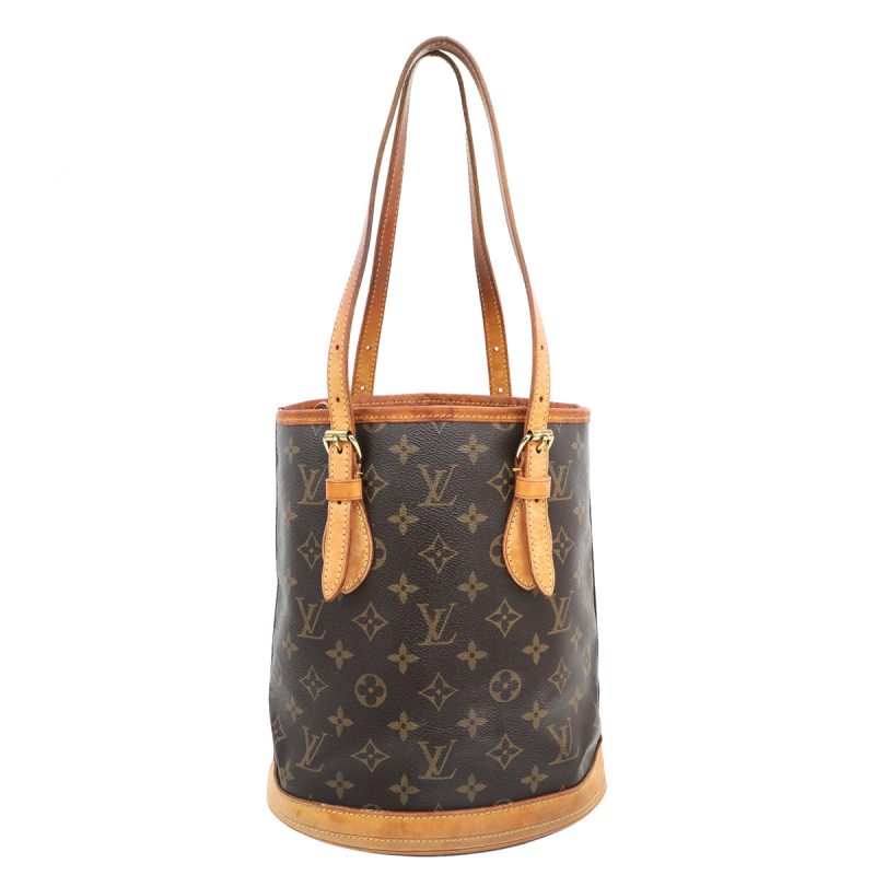 Louis Vuitton Brown Monogram Petit Sac Plat Bag