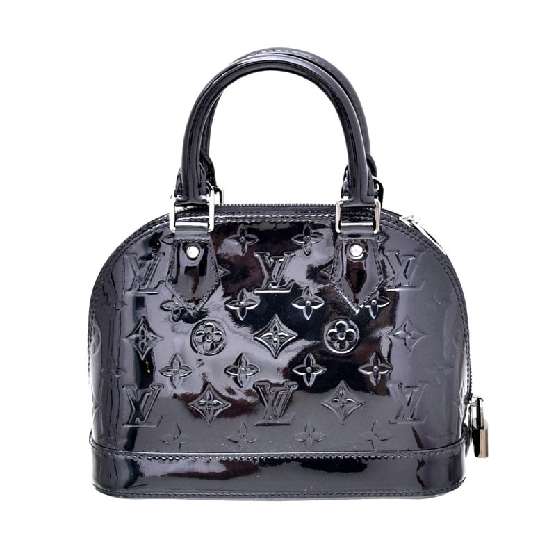 Louis Vuitton Black Mahina Beaubourg Hobo MM
