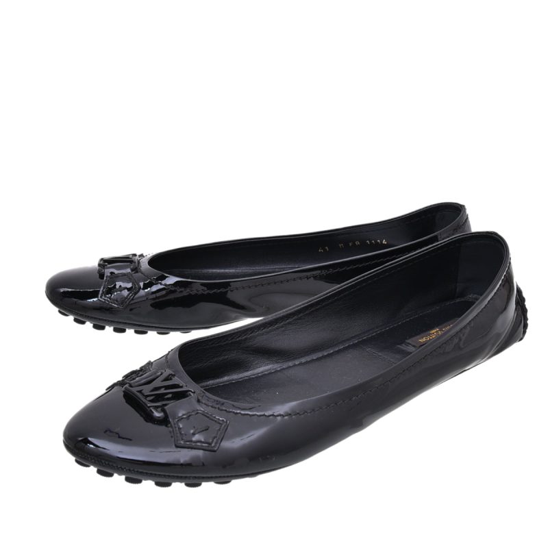 Louis Vuitton Black Oxford Loafer 38