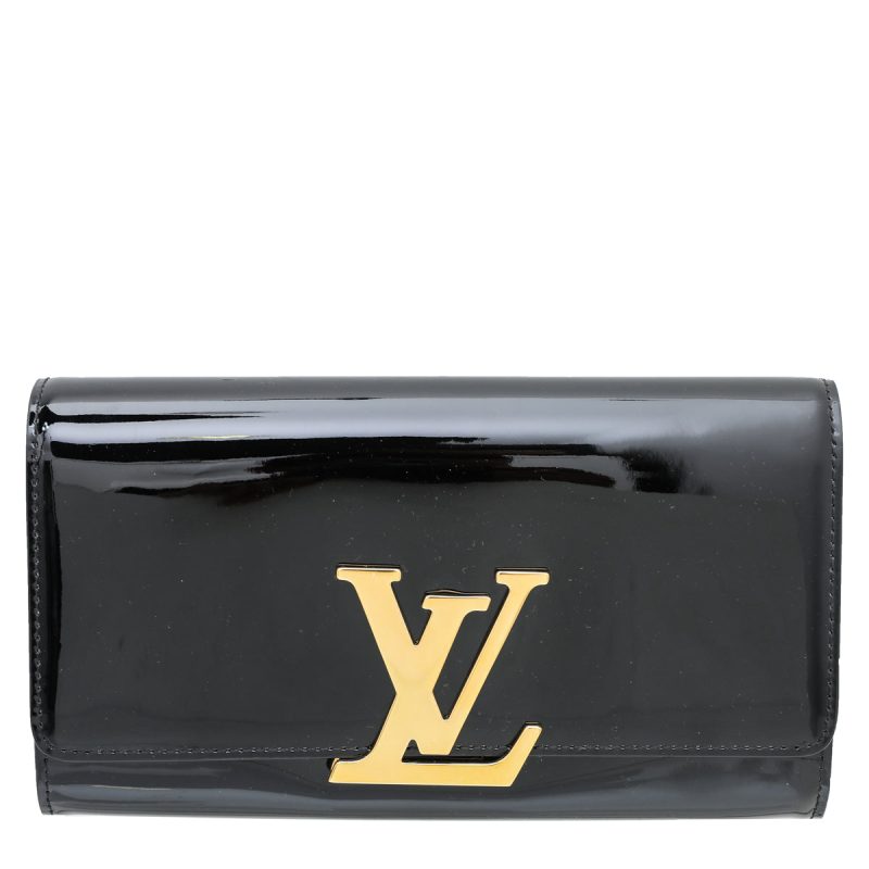 Louis Vuitton Black Vernis Oxford Ballerina Flat 38.5