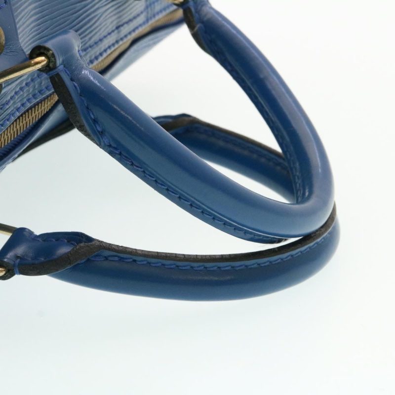 LOUIS VUITTON Epi Speedy 35 Hand Bag Blue M42995 LV Auth ms188 - Image 6