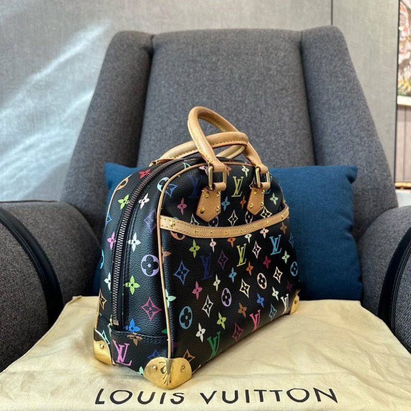 Louis Vuitton Black Multicolor Priscilla Bag - Image 4