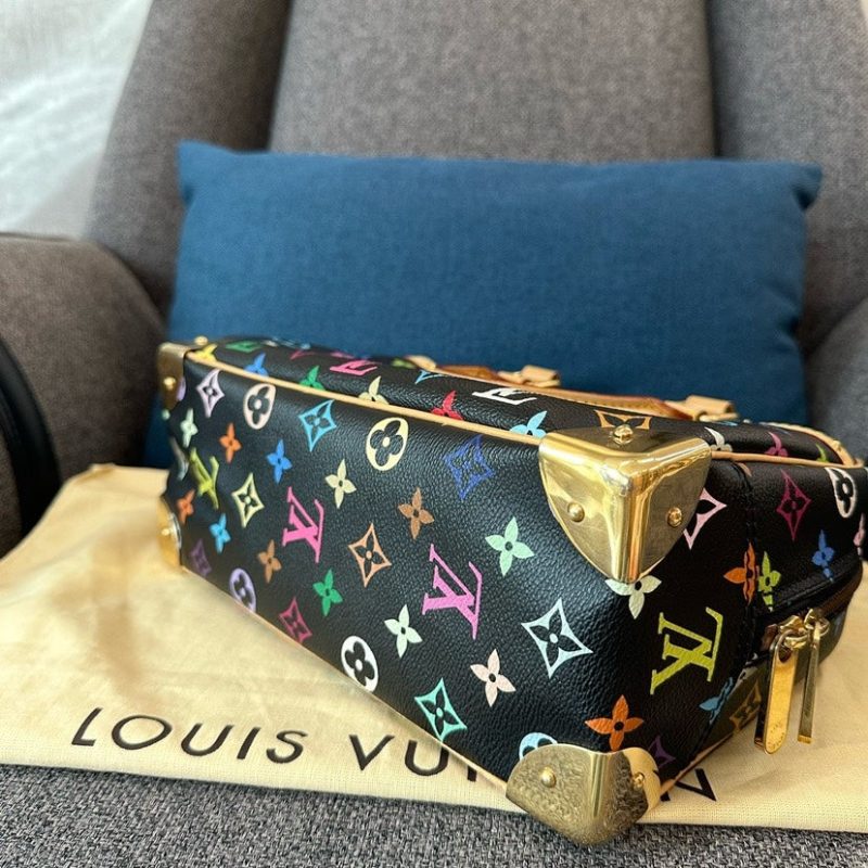 Louis Vuitton Black Multicolor Priscilla Bag - Image 6