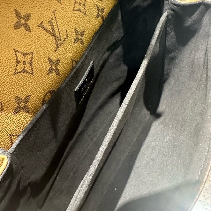 Louis Vuitton Chocolate Braided Leather Triogram Bracelet - Image 3
