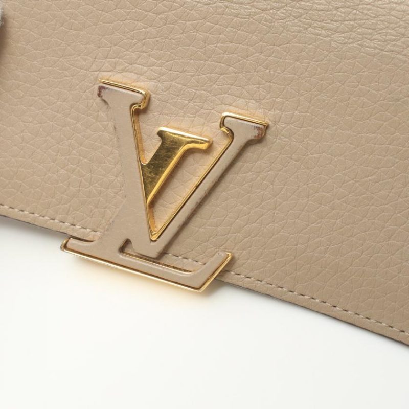 LOUIS VUITTON Capucines Garrett M59699 Taurillon Leather Size BB - Image 19