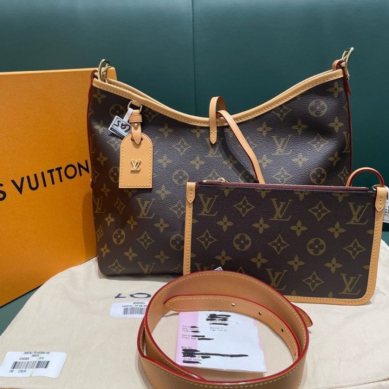 Louis Vuitton Capucines BB Green Velvet Embroidery Handbag with Dust Bag