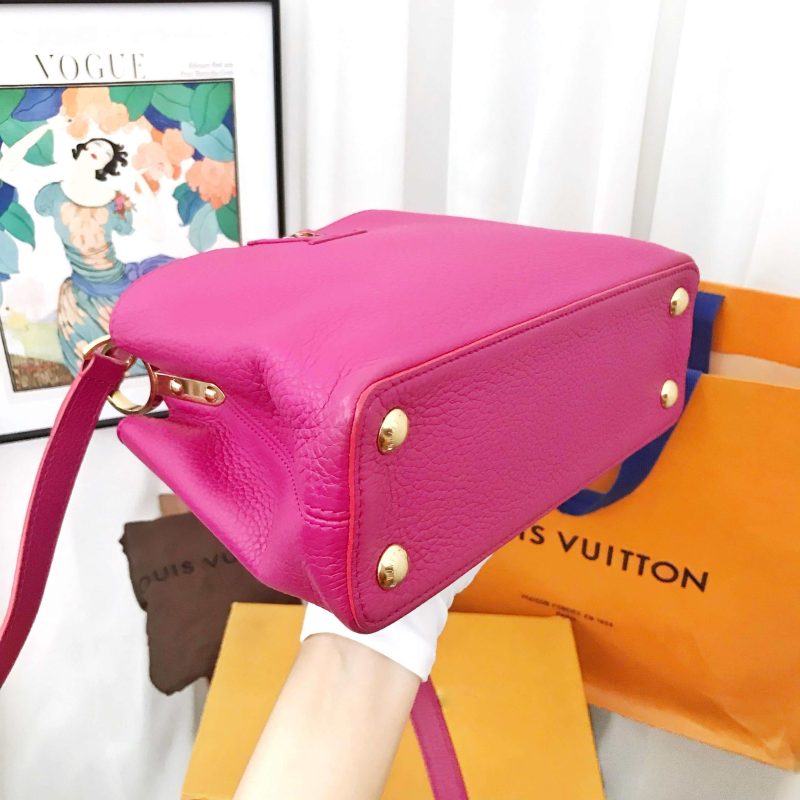 Louis Vuitton Capucines BB Rough Carmin - Image 5