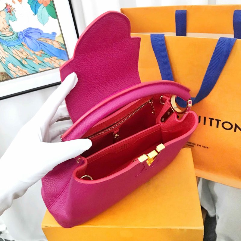 Louis Vuitton Capucines BB Rough Carmin - Image 3