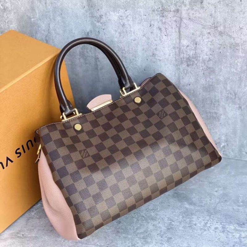 Louis Vuitton Broadw Damier N42270 Brown PVC Coated Canvas Leather Shoulder Bag - Image 2