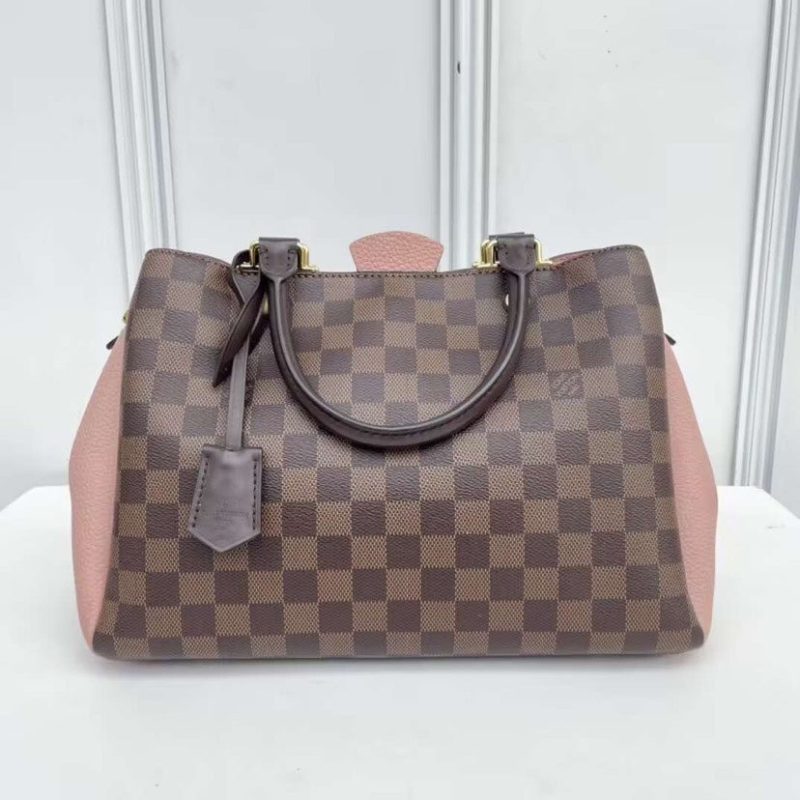 Louis Vuitton Broadw Damier N42270 Brown PVC Coated Canvas Leather Shoulder Bag - Image 3