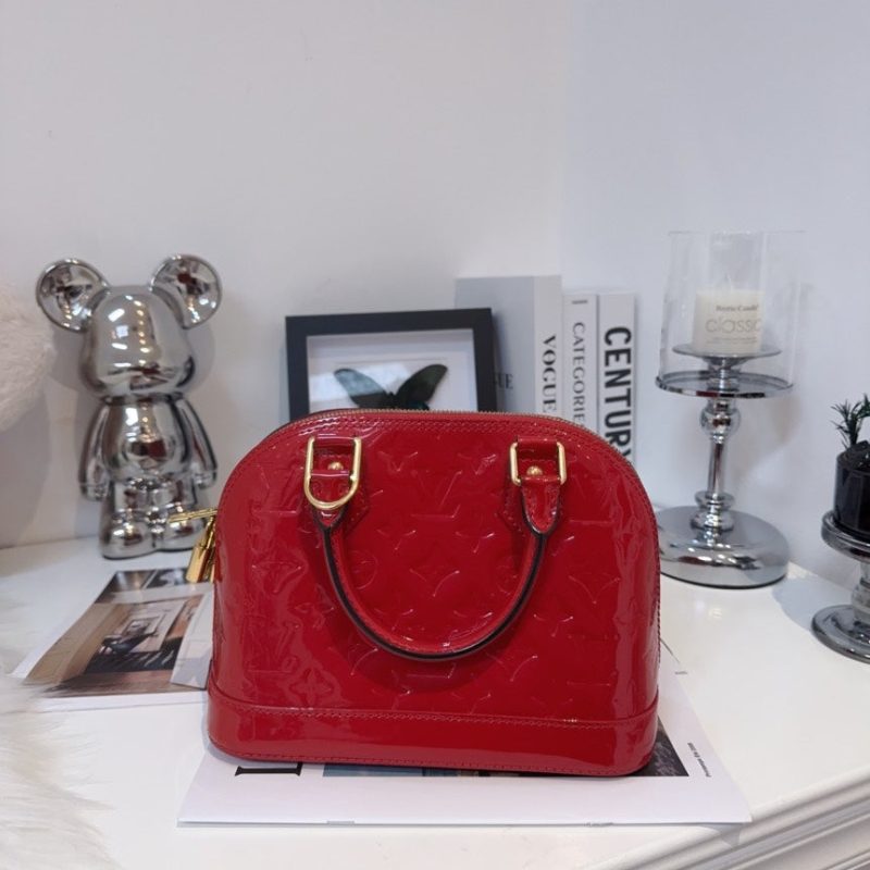 Louis Vuitton Alma BB Rose Pink EPI Leather Shoulder Bag - Image 8