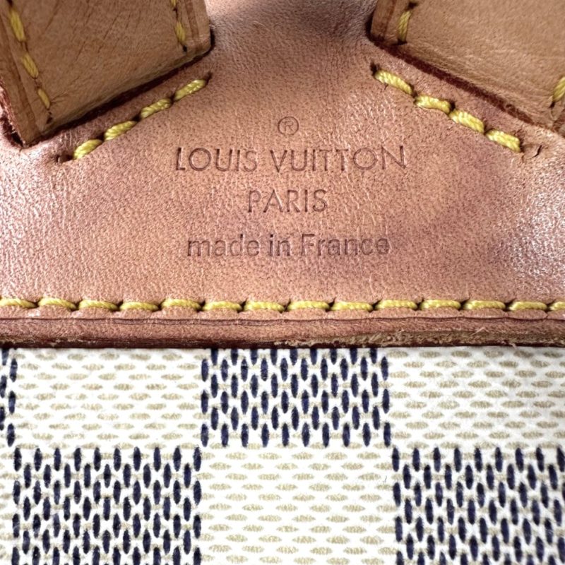 LOUIS VUITTON Azure Speedy 30 Handbag Boston Bag N41533 White Ladies - Image 3
