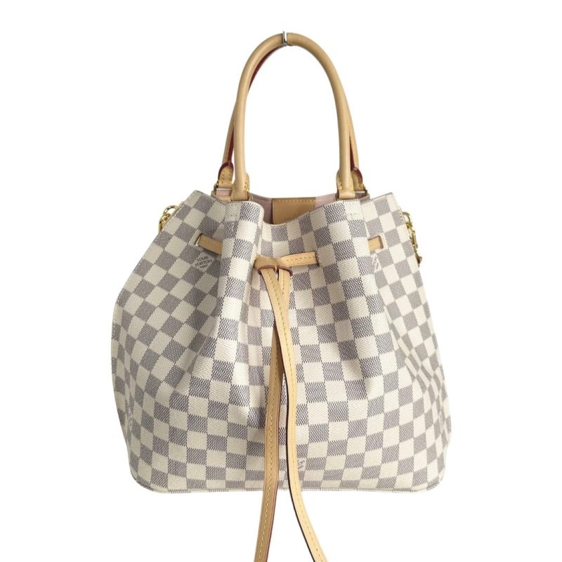 Louis Vuitton Damier Azur Girolata Tote (SHF-22961) - Image 4