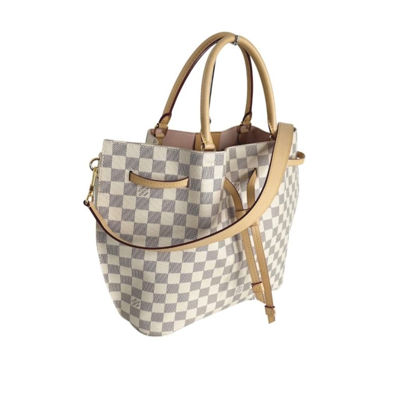 Louis Vuitton Damier Azur Girolata Tote (SHF-22961) - Image 3